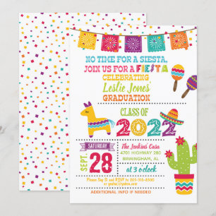 Convite Para Graduação Fiesta - Wht (2022)