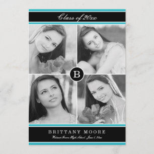 Convite para graduação inicial de Na moda - Turq