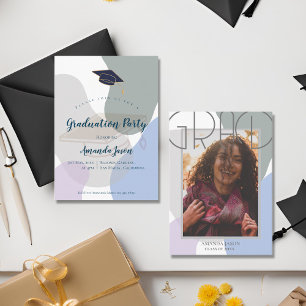 Convite para graduação Mini Photo Pastel Cute 2025