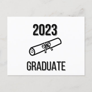 Convite para graduação minimalista