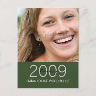 Convite para Graduação Verde "Duo" Hunter