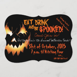 Convite para Halloween Bash