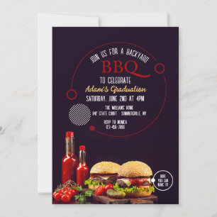 Convite para Hambúrgueres e Churrasco