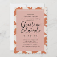 Convite para Handlettering de Casamentos Retro 70s