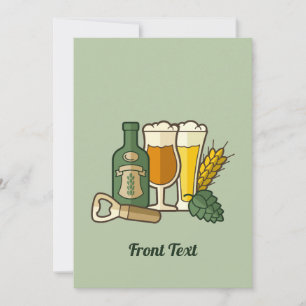 Convite para Ícones de Cerveja