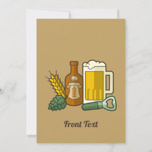 Convite para Ícones de Cerveja