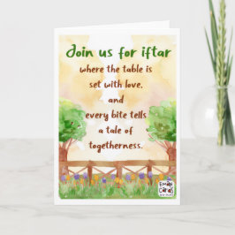 Convite para Iftar - Paisagem