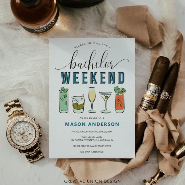Convite para Itinerário de Festa de Despedida de S (Criador carregado)