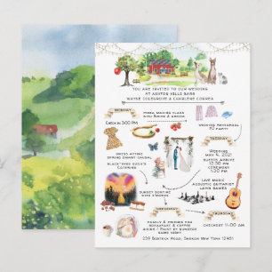 Convite para Itinerário de Fim de Semana de Casame