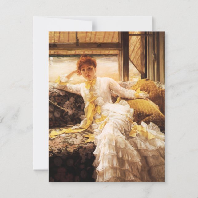 Convite para James Tissot Seaside (Frente)