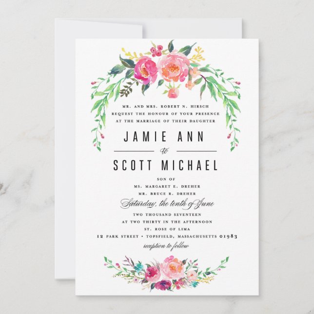 Convite para jamie (Frente)