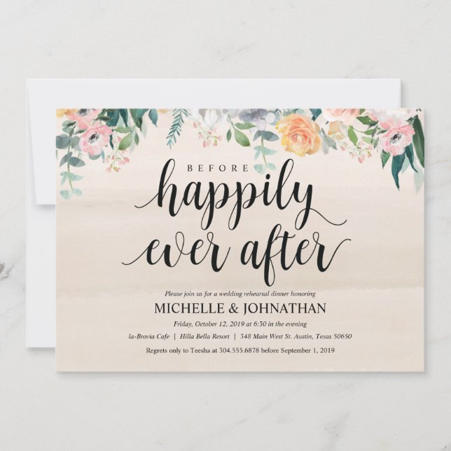 Convite para Janta de Casamento Russo de Dusk (Frente)