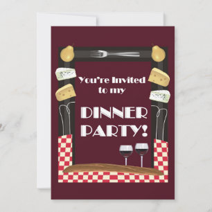 Convite para Jantar com Citação