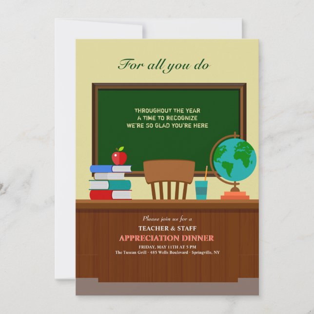 Convite para Jantar de Agradecimento à Mesa do Pro (Frente)