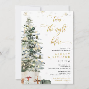 Convite para Jantar de Ensaio da Árvore de Natal