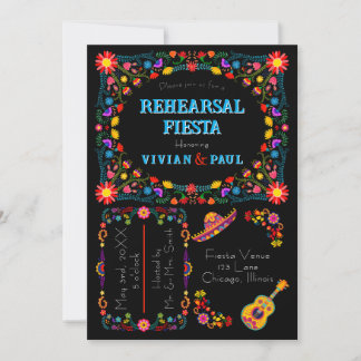 Convite para Jantar de Ensaio da Festa Mexicana
