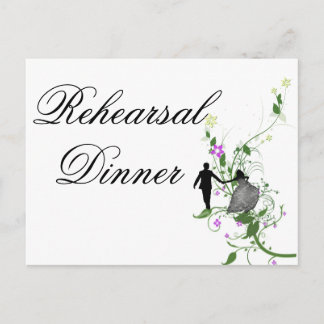 Convite para Jantar de Ensaio de Casamento floral