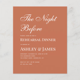 Convite para Jantar de Ensaios de Caligrafia em Te