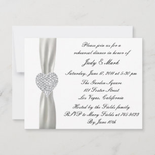 Convite para Jantar de Ensaios de Casamento com Co