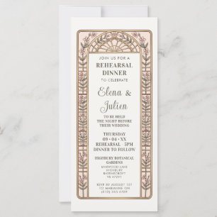 Convite para Jantar de Ensaios de Casamento em Vid