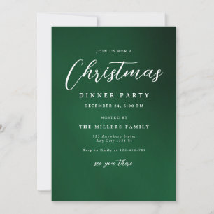 Convite para Jantar de Natal, Minimalista 