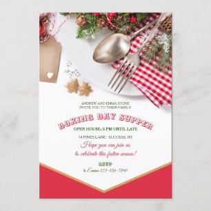 Convite para Jantar de Natal no Boxing Day
