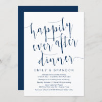 Convite para Jantar Felizes para Sempre, Casamento