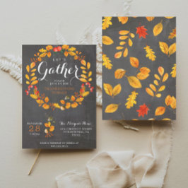 Convite para Jantas de Ação de Graças - Quadro