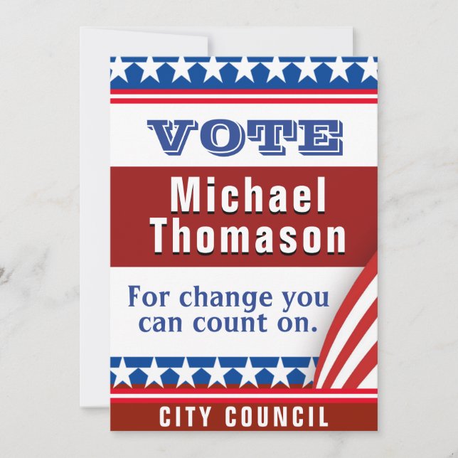 Convite para Jantas Políticas Elegantes (Frente)