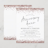 Convite para Janto de Aniversário de Glitter Doura