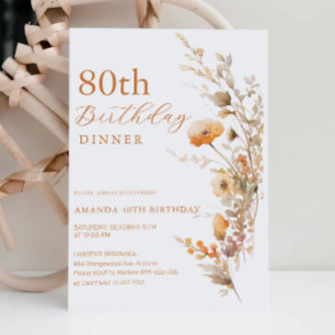 Convite para Janto de Aniversário de outono - Autu