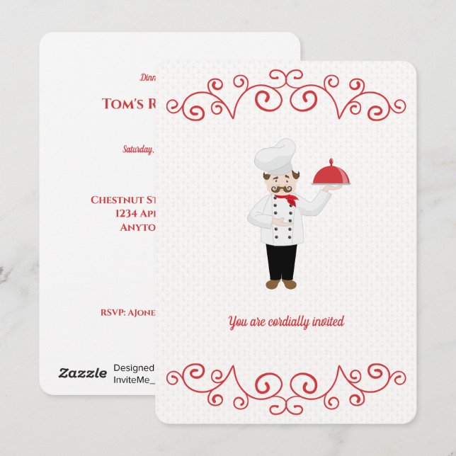 Convite para Janto de aposentadoria inspirado pelo (Frente/Verso)