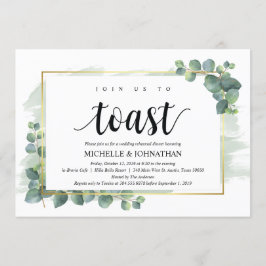Convite para Janto de Casamento Eucalyptus