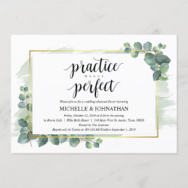 Convite para Janto de Casamento Eucalyptus