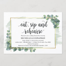 Convite para Janto de Casamento Eucalyptus