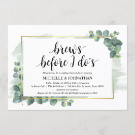 Convite para Janto de Casamento Eucalyptus