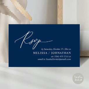 Convite para Janto de Casamento RSVP Romântico Mod