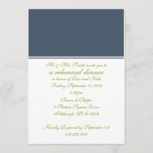 Convite para Janto de ensaio