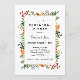 Convite para Janto de Ensaio de Bloomias de outono