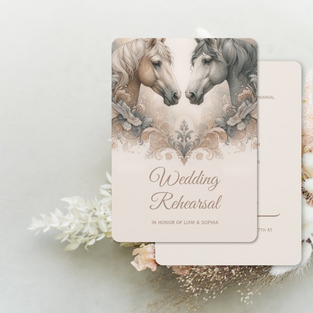 Convite para Janto de ensaio de casamento (Wedding Rehearsal Dinner Invitation )