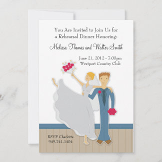 Convite para Janto de ensaio de casamento