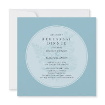 Convite para Janto de Ensaio de Casamento Azul e B