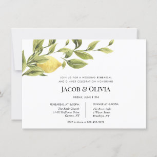 Convite para Janto de Ensaio de Casamento com Lemo