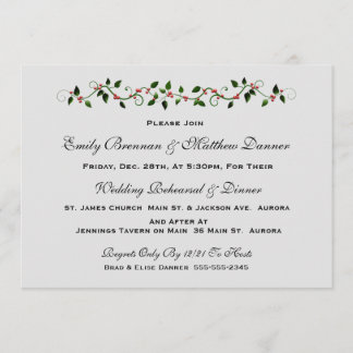 Convite para Janto de ensaio de casamento de féria