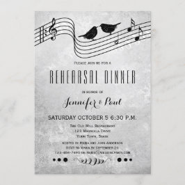 Convite para Janto de ensaio de música branca e ne