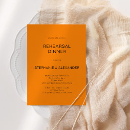 Convite para Janto de ensaio de QR Laranja de Outo