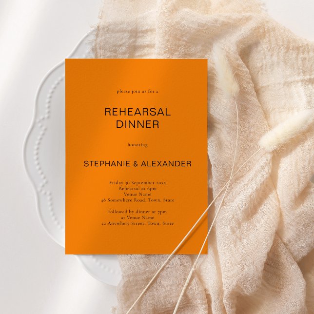 Convite para Janto de ensaio de QR Laranja de Outo (Criador carregado)