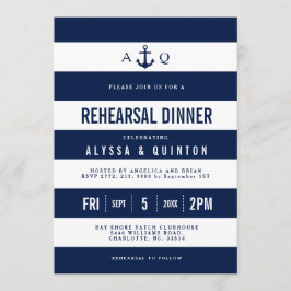 Convite para Janto de Ensaio de Tema Náutico Negri