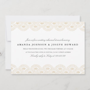 Convite para Janto de ensaio Deco Seigaiha