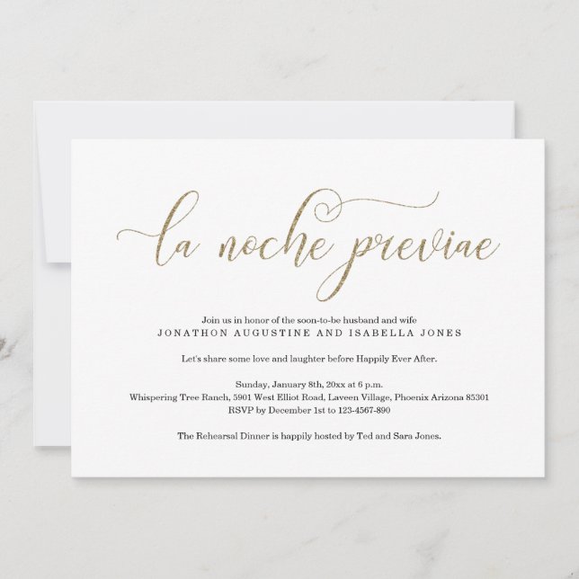 Convite para Janto de Ensaio Espanhol (Frente)